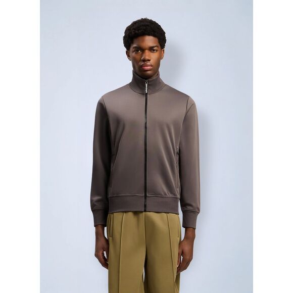 Palm Angels Men Back Curved Logo Track Jacket